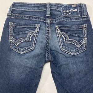 Big star Sweet Boot ultra low rise jeans size 26L